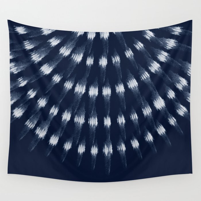 Shibori tie dye I Wall Tapestry Gallery Image 1