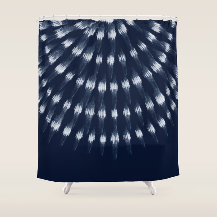 Shibori tie dye I Shower Curtain Gallery Image 1