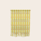 Stripes With Lines and Dots pattern yellow Wall Hanging Gallery Image 1