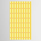 Stripes With Lines and Dots pattern yellow Tablecloth Gallery Image 2