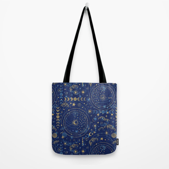 Pattern mystic celestial dark A Tote Bag Gallery Image 2