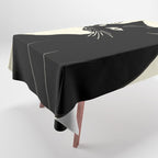 Minimalist Black Cat Tablecloth Gallery Image 1