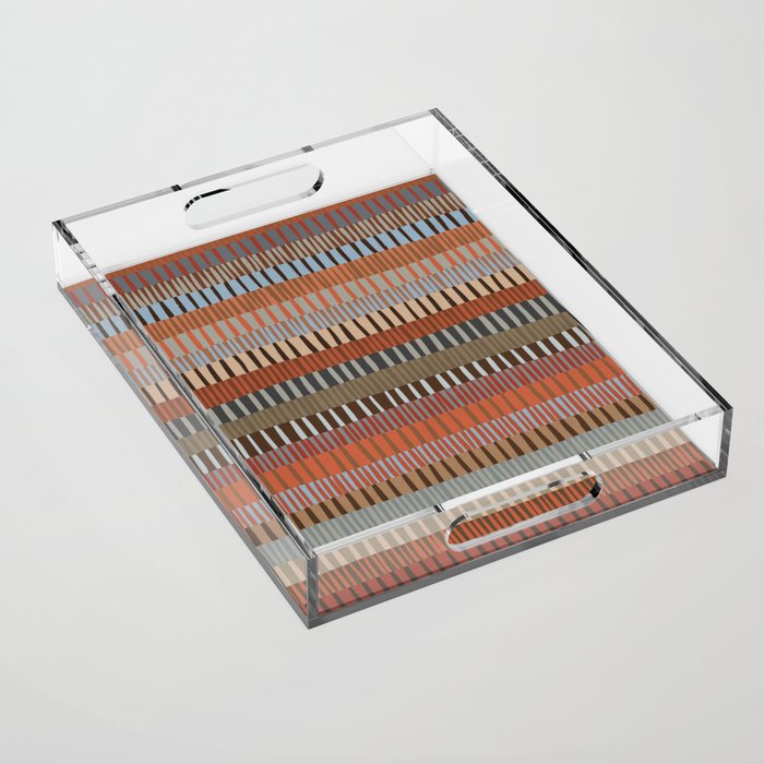Mix of Stripes #3 Acrylic Tray Gallery Image 1