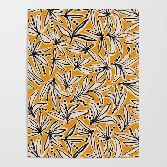 Lily Flower Pattern #2 Poster Gallery Image 4