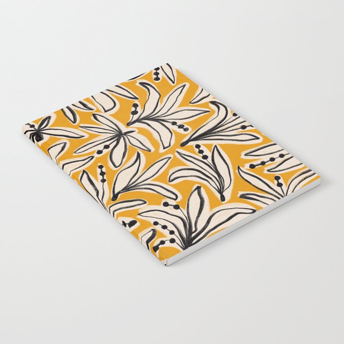Lily Flower Pattern #2 Notebook Gallery Image 2