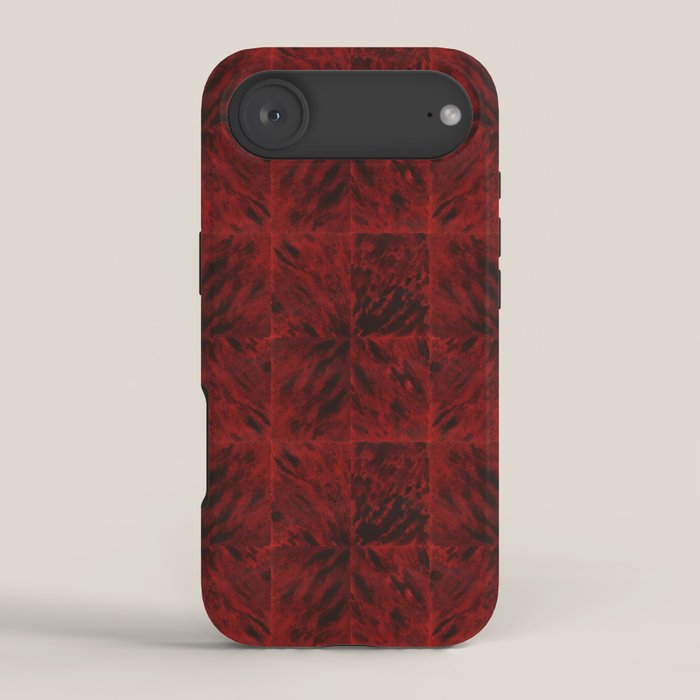 Faux Tortoiseshell 2 - Red iPhone Case Gallery Image 2