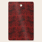 Faux Tortoiseshell 2 - Red Cutting Board Gallery Image 1
