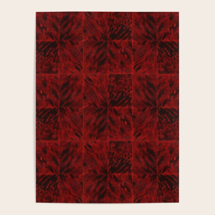 Faux Tortoiseshell 2 - Red Poster Gallery Image 4