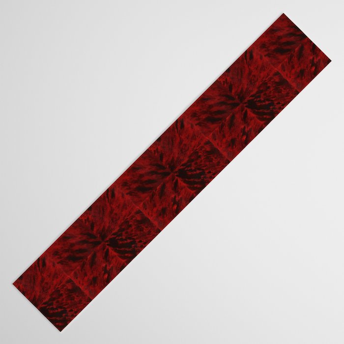 Faux Tortoiseshell 2 - Red Table Runner Gallery Image 3