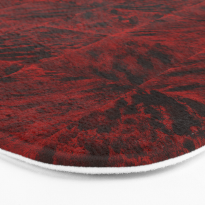 Faux Tortoiseshell 2 - Red Bath Mat Gallery Image 3