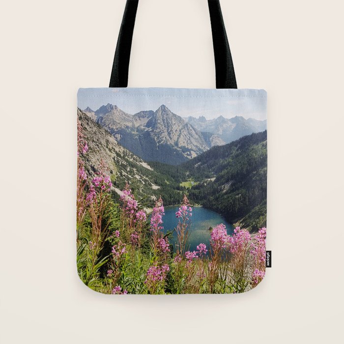Cascade Summer Wildflowers Tote Bag Gallery Image 1
