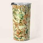 Watercolor Golden Bloom Travel Mug Gallery Image 3