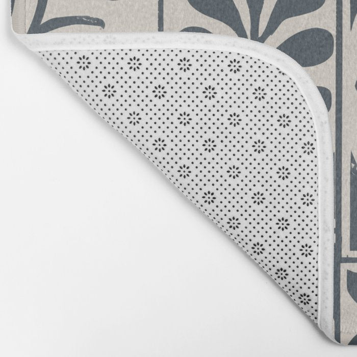 Dark Faux Tile Bath Mat Gallery Image 2