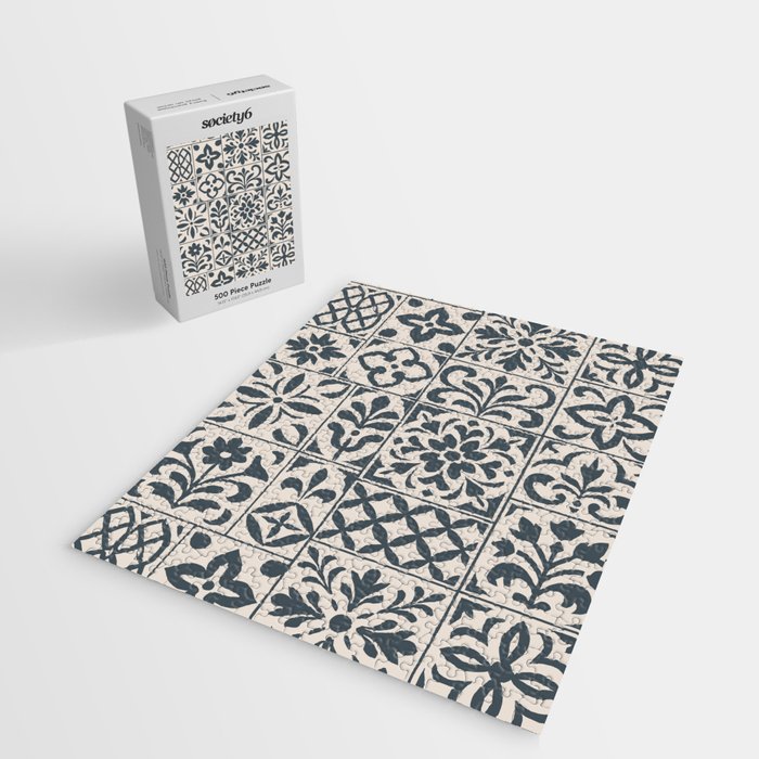 Dark Faux Tile Jigsaw Puzzle Gallery Image 2