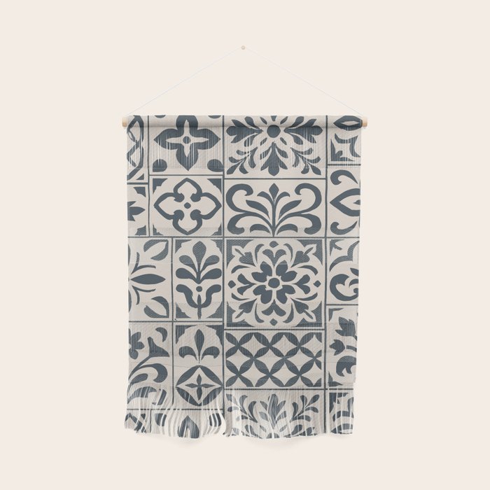 Dark Faux Tile Wall Hanging