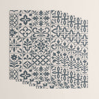 Dark Faux Tile Wrapping Paper Gallery Image 3