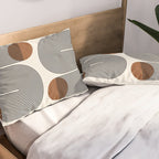 Abstraction_SUN_LINE_POP_ART_Minimalism_S001S Pillow Sham Gallery Image 2
