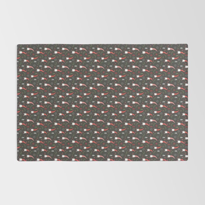 Cute Christmas Elves Rug Gallery Image 2
