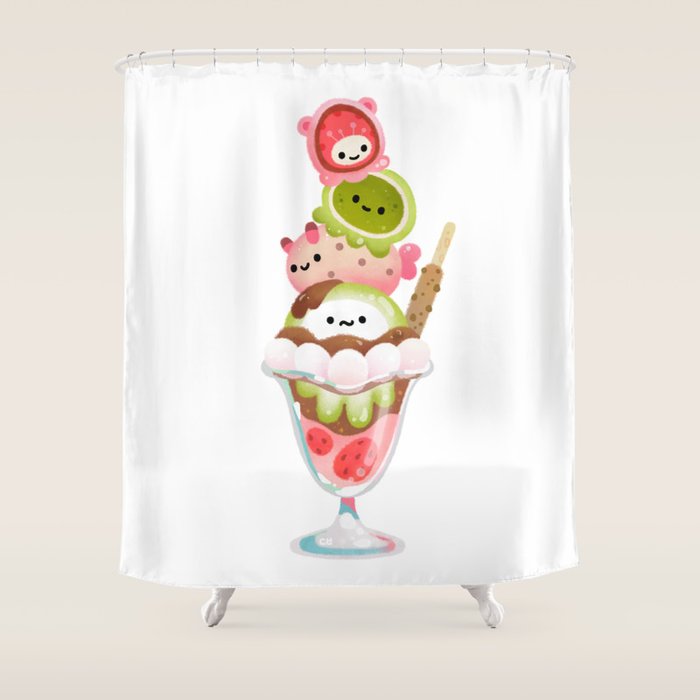 Mollusk parfait Shower Curtain Gallery Image 1