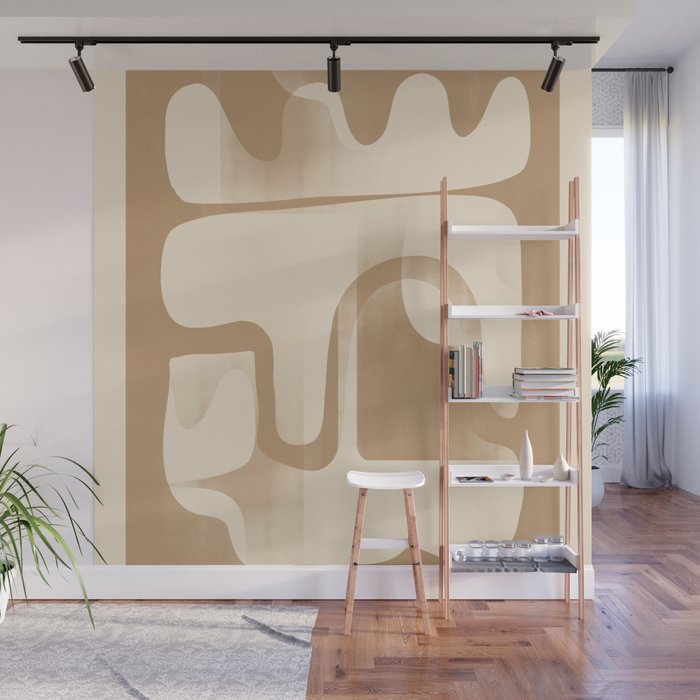 Modern Abstract Shapes 97 Wall Mural Gallery Image 1