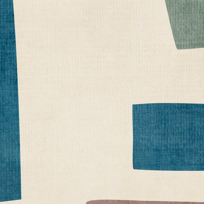 Navy Rust Brown Green Modern Artwork Coffee Mug Gallery Image 2