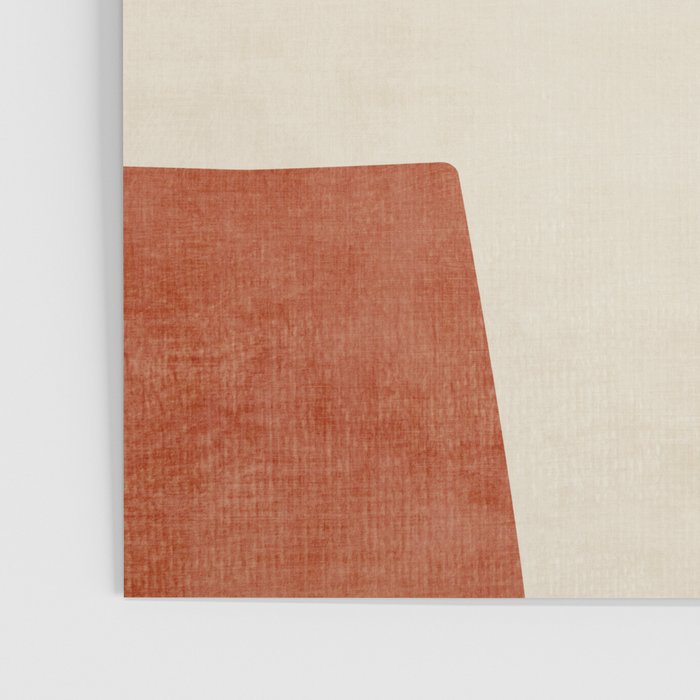 Navy Rust Brown Green Modern Artwork Poster Gallery Image 3