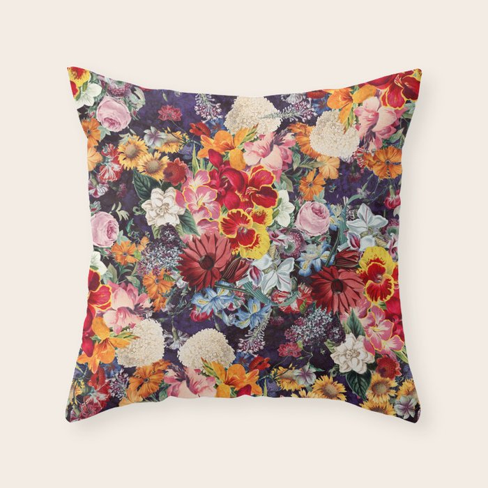 Night Forest XXIII Throw Pillow Gallery Image 1