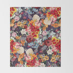 Night Forest XXIII Throw Blanket Gallery Image 2