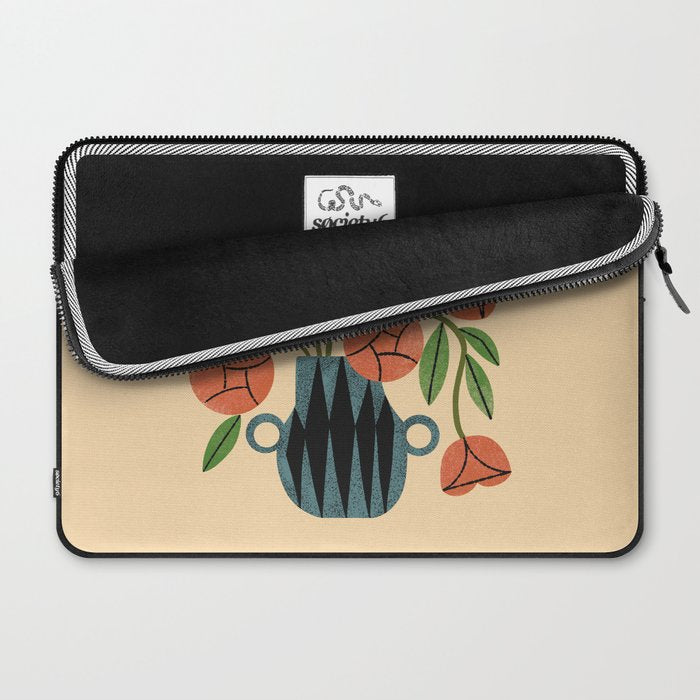 Peach Rose Bouquet Laptop Sleeve Gallery Image 2