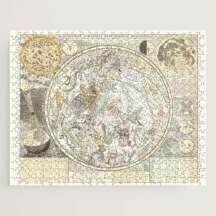 Star map of the Southern Starry Sky Jigsaw Puzzle Gallery Image 1