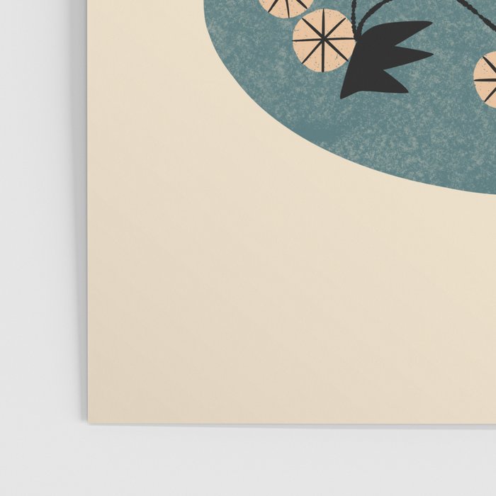 Painted Vase Blooms Poster Gallery Image 3