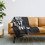 Abs Are Great But Have You Tried Donuts (Black) Throw Blanket Gallery Image 1