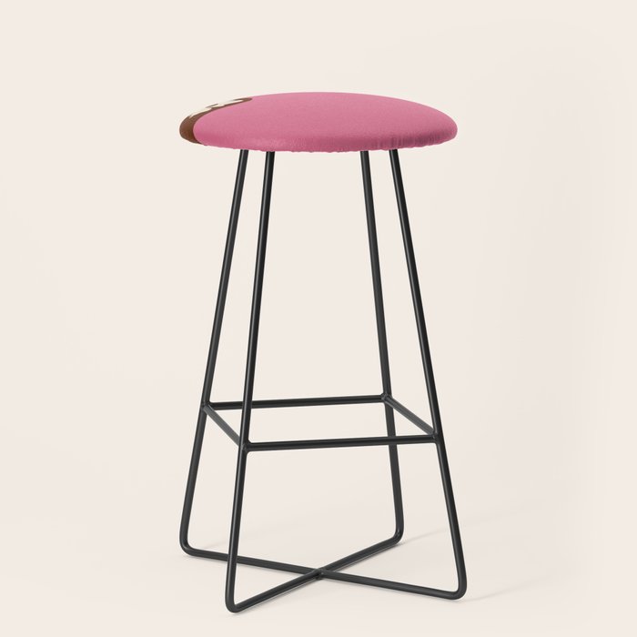 Big pot with flower  Stool Gallery Image 1