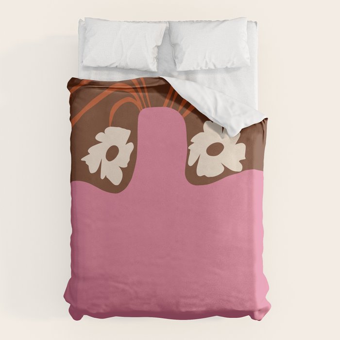 Big pot with flower  Duvet Cover Gallery Image 6