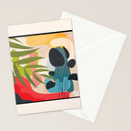 Sunrise Garden 4  Stationery Card Gallery Image 2