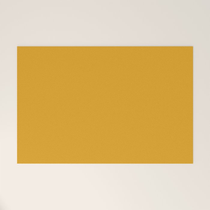 Color Mustard Welcome Mat Gallery Image 1