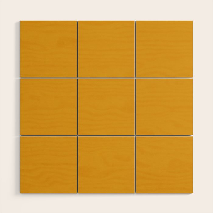 Color Mustard Wood Wall Art Gallery Image 1