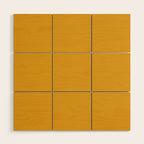 Color Mustard Wood Wall Art Gallery Image 1