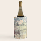 Mirage [1]: a vibrant abstract piece in pinks blues and gold by Alyssa Hamilton Art Wine Chiller Gallery Image 3