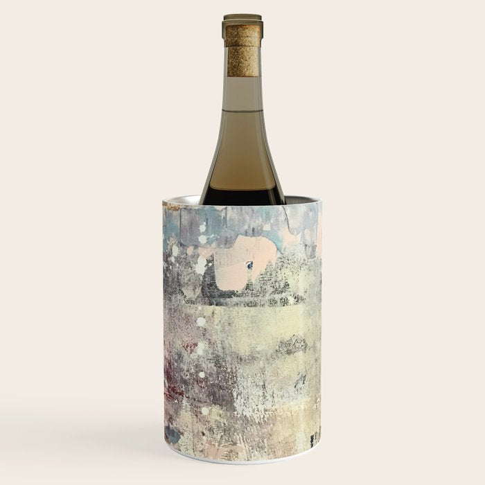 Mirage [1]: a vibrant abstract piece in pinks blues and gold by Alyssa Hamilton Art Wine Chiller Gallery Image 3