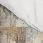 Mirage [1]: a vibrant abstract piece in pinks blues and gold by Alyssa Hamilton Art Comforter Gallery Image 4