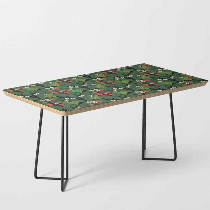 Bullfrogs And Wild Strawberries On Black Coffee Table Gallery Image 1