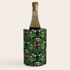 Bullfrogs And Wild Strawberries On Black Wine Chiller Gallery Image 1