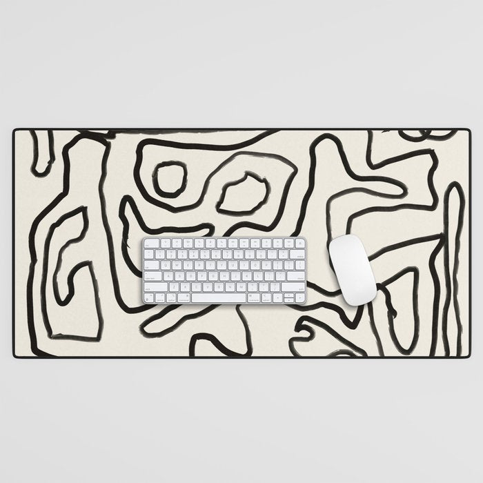 Abstract line art 154 Desk Mat Gallery Image 1