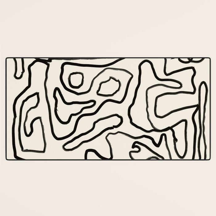 Abstract line art 154 Desk Mat Gallery Image 3