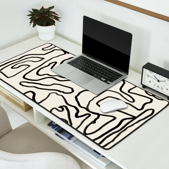 Abstract line art 154 Desk Mat Gallery Image 2