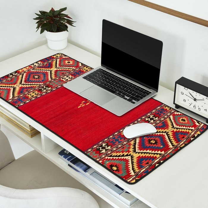 Fethiye Southwest Anatolian Kilim Print Desk Mat Gallery Image 2