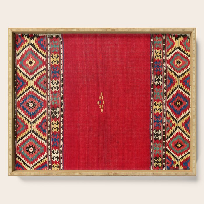 Fethiye Southwest Anatolian Kilim Print Serving Tray Gallery Image 1