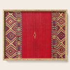 Fethiye Southwest Anatolian Kilim Print Serving Tray Gallery Image 1