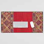 Fethiye Southwest Anatolian Kilim Print Desk Mat Gallery Image 1